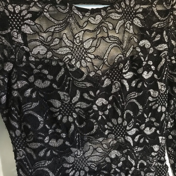 Long sleeve black Express dress - Picture 2 of 3